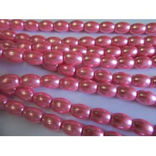 Glass Pearls Oval 8mm x 11mm